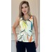021419 - Regata Ramany Estampada Folhas Color
